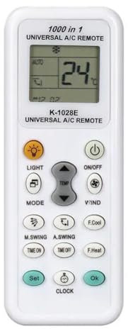 Qusedwey K1028E 1000 in 1 Universal Remote Control LCD Controller for Air Conditioner Low Power Consumption Remote Controller