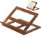 Abbdbd Poggiaoggetti in Legno, Porta Laptop Pieghevole Tavolo per Ricette, Appunti, Tablet Pc con Altezze Regolabili