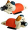muuee 2 Pack Cat Camera Hot Shoe Cover, Posing Kitty Resin Cap with Silicone Base, Fits Canon Nikon Sony Fujifilm DSLR and Mirrorless Standard Hot Shoe, Dustproof Accessory and Camera Decoration Gift