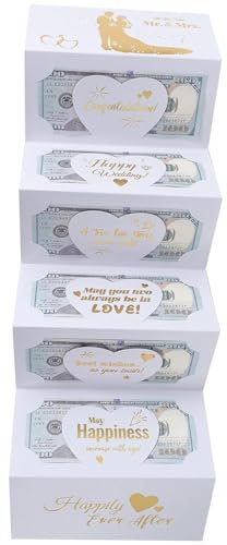 Tourima Geldgeschenk Hochzeit Karte, Hochzeitskarte Geldgeschenk für Brautpaar, Personalisierte Hochzeitsgeschenke, Geschenk zur Hochzeit Geld & Glückwunschkarte, Wedding Gift Idee, Geldgeschenke
