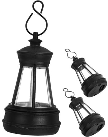 Cabilock 3 Stück Solarleuchten Ersatz Kunststoff Mini Solar Hängende LED Laterne Für Outdoor DIY Feengarten Garten Terrasse Dekorative Beleuchtung