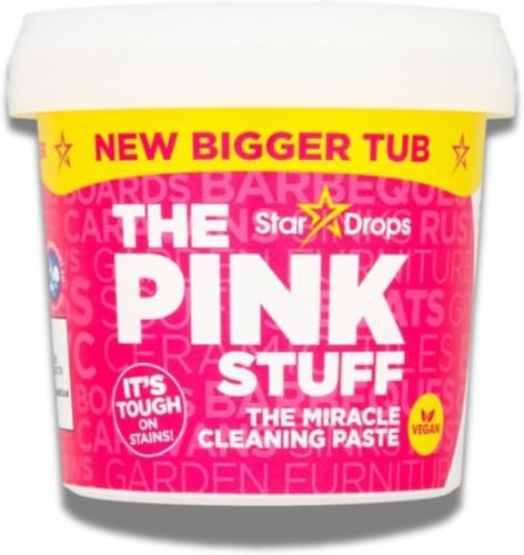Stardrops The Pink Stuff Miracle Cleaning Paste, Vegan, Tough on Stains, 850g, Pack of 4