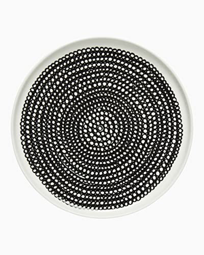 Marimekko - Oiva/Siirtolapuutarha - Teller - Schwarz -Ø20cm