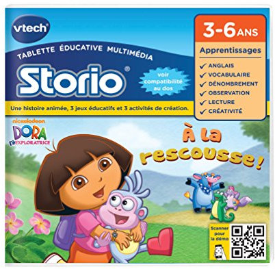 Vtech - 230605 - Storio 2 et générations suivantes - Jeu éducatif - Dora