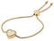 Michael Kors Damen-Armreif mit Core-Logo, goldfarben, Modell MKJ5389710, goldfarben, 2.25 Inch, Metall