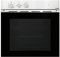 Four encastrable émail lisse Glem GFMG51IX - Four traditionnel Convection naturelle / 62 litres / Classe A / Inox / Tournebroche / Porte classique (2 vitres) / Four gaz