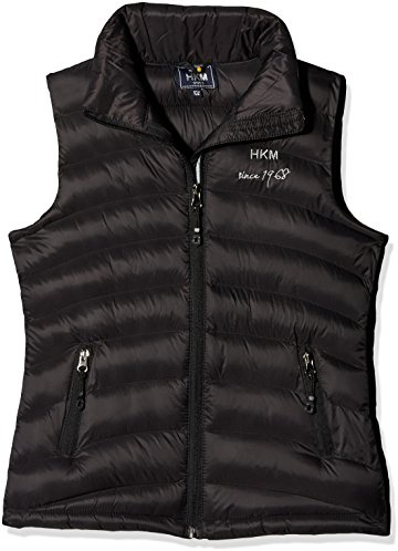 HKM 8180 - Gilet da equitazione extra light, da donna, imbottitura leggera, 128-XXL, Unisex - Adulto, Pantaloni, HKM 4057052013317, Nero, 176