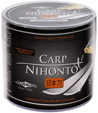 300m NIHONTO CARP schwarz Matte monofile sehr Glatte Angelschnur Karpfenschnur Feederschnur erhältlich von Ø0,22 bis 0,40mm (Ø 0,40mm / Tragkraft 13,80kg)