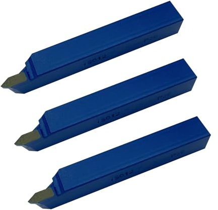 3 Stück Aussengewinde Drehstahl 16 x 16 mm - Drehmeißel mit Hartmetall - Qualität für Stahl - DIN282
