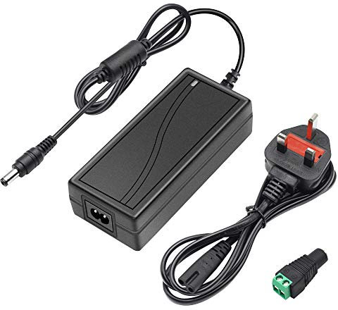 inShareplus 12V 5A 60W LED Power Supply, 100-240V AC to 12V 5Amp DC Power Adapter, Low Voltage Transformer for LED Strip Light