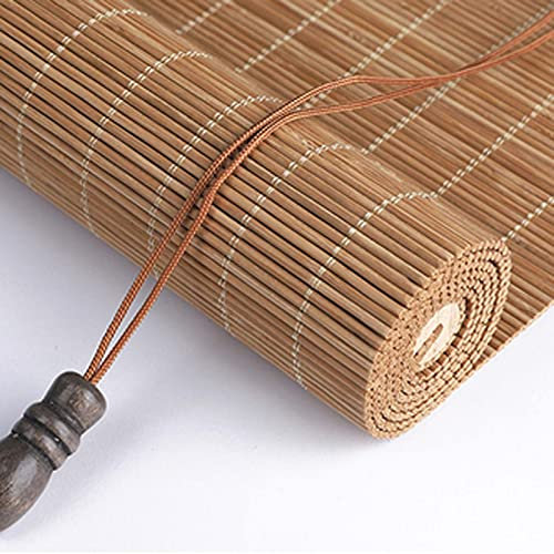 90x160cm Bambusrollo Bambus Holzrollo, Bambus Rollo Natur, Sonnenschutz Und Sichtschutz Bambus Rollo, Bambusrollo Blickdicht, Decken- Oder Wandmontage, Raffrollo