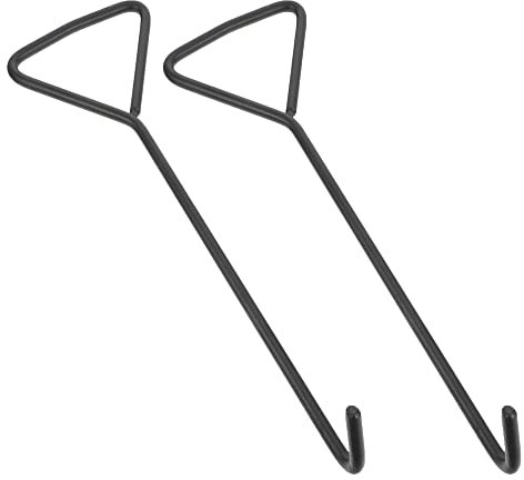 Aiyomi 2 Stücke 60cm Kanaldeckelheber, Kanalhaken Schachthaken Gullihaken Schachtdeckelhaken Kanaldeckelheber Haken Für Kanaldeckel