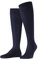 FALKE Tiago M Kh sostenibili cotone filo di Scozia al ginocchio tinta unita 1 paio, Calzini lunghi Uomo, Blu Dark Navy 6375, 43-44