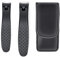 2pcs Nail Clippers Set, Ultra Sharp Sturdy Fingernail and Toenail Clipper, Large & Small Nail Cutter for Thick Nails with Leather case, Best Travel and Gift Nail Clipper for Men and Women