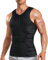 Junlan Gilet de Sudation Homme Sauna Suit pour Minceur Ceinture de Entraînement Formateur Shaper Fitness Sport Débardeur（Noir, 3XL）