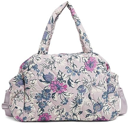 Vera Bradley Federleichte Reisetasche für Damen, Frisch geschnittener Lavendel mit Blumenmuster, Einheitsgröße