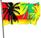 Fahnen 90X150cm Reggae Island Sunset Plam Tree Gartenflagge Gedruckt Dekoration Fähnchen Wetterfeste Flagge Für Drinnen Aktivitäten Haus