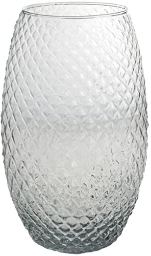 Sandra Rich Diamond Amaryllis vase - klar - 13x13x26cm - Glas