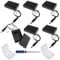 GTIWUNG 6 Pezzi Alloggiamento Portabatterie in Plastica 3AA con Spina DC 2,1x5,5 mm e Interruttore ON/OFF, Portabatterie 3x1,5V AA con Interruttore e Coperchio, con Scatola Batteria in Plastica e Viti