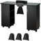 VEVOR Table de manucure, Black, 1200 x 450 x 805 mm, MT-245