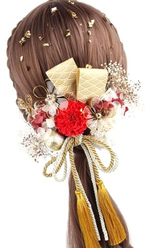 15 horquillas japonesas para el pelo con diseño de flores japonesas para tomar fotos, delicadas horquillas de boda para novia, palillos de pelo para mujer, palillos decorativos de flores japonesas