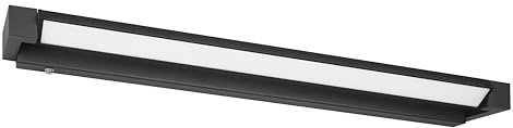 Trio Leuchten LED Badezimmer Wandleuchte Fabrizio 284779132, Aluminium Schwarz matt, 15.5 Watt LED, Lichtfarbe einstellbar, dimmbar