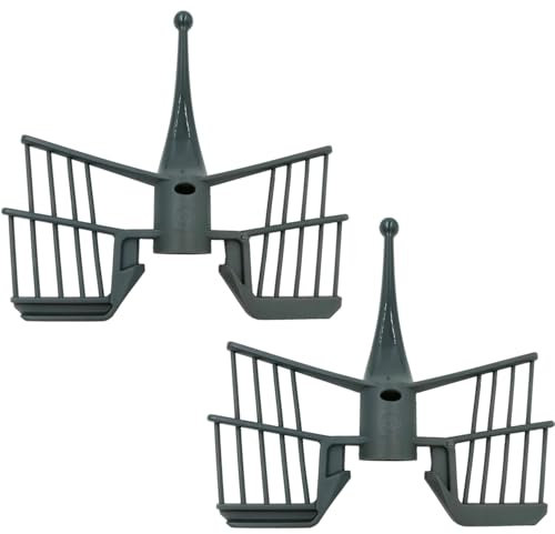 HUAREW Remplacement du Fouet Papillon, Fouet Papillon Compatible TM5/TM31/TM6, pour Mélanger et Battre pour Réaliser Blancs D'œufs, Crèmes, Mousses(2 Pièces)