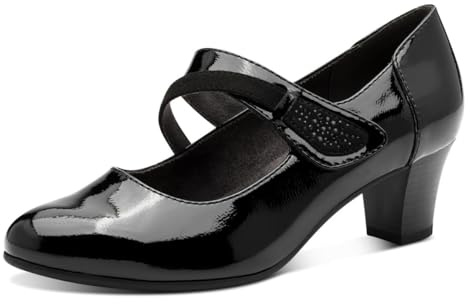 Jana Damen Pumps mit Riemen Mary Jane Vegan