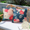 Aisybaklyn Kissenbezug 40x40 Outdoor Kissen Wetterfest Dekokissen Wasserdicht Kissenhülle Outdoorkissen Stuhlkissen für Balkon Garten Sofa Wohnzimmer Schlafzimmer Gartenbank Rot Zierkissen 2er Set