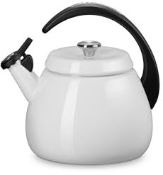 Le Creuset Enamel on Steel Cloche Kettle, 2.2 qt., White