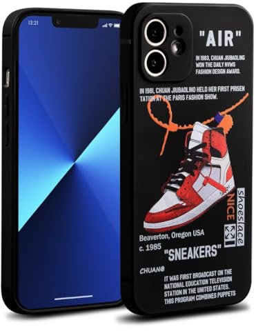 jinpaitao Coole Handyhülle für iPhone 11, für Jungen und Herren, Sport, Basketball, Sneaker, stoßfest, Straßendesigner, ästhetisch, kompatibel mit iPhone 11 Hülle