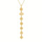AITENME Pendentif long 7 chakras collier femmes yoga accessoires de mode réglable esprit cadeau bijoux bijoux en forme de Y fête dansante, Silber Symbol, Acier inoxydable, Pas de gemme