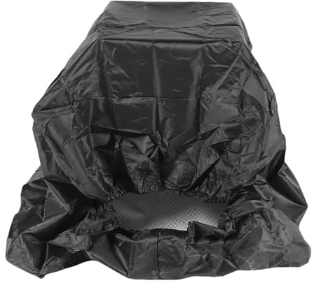 HELEVIA Outdoor Pool Heater Cover, Water Proof Winter Swimming Pool Heat Pump Cover, 420D Oxford Fabric Silver Coated Black, for Pools Management, Sunproof