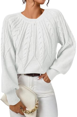 TOFOTL Blusas De Vestir Mujer Y2k Blusa Jersey Fino Manga Larga Camisetas Algodon Finos Camiseta Neopreno Camisa Mujer Manga Larga per Día De Los Difuntos Lino +Pieces Blanco S