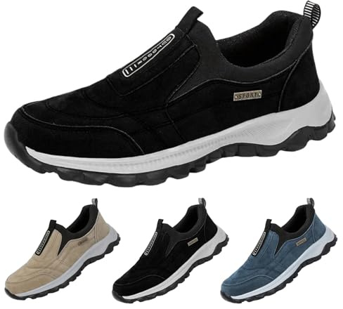 Sneakers Uomo Scarpe Ginnastica Estive Uomo Senza Lacci Slip On Scarpe Running Corsa Camminata Cameriere Jogging Trekking Outdoor Sportive Palestra Sneakers da Lavoro Comode Leggere Traspirante