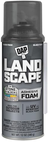 DAP Landscape Exterior Filler-Adhesive Foam, Black, 12 oz (7565040440)
