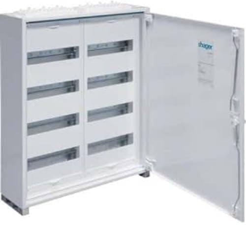 Hager FWB42S Freistehendes Gestell Weiß Rack - Racks (Freistehendes Gestell, Weiß, IP44, Stahl, 550 mm, 161 mm)