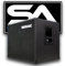 Seismic Audio - 210 Bass Guitar Speaker Cabinet with Horn and Volume Control PA DJ 200 Watts 2x10 PRO AUDIO