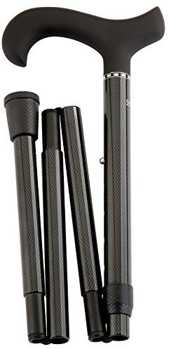 Die Pflegeexperten Designer Carbon Handstock Gehhilfe CARBOSOFT zusammenfaltbar