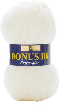 Hayfield Bonus DK Doppelstrick, Creme (812), 100 g von Sirdar