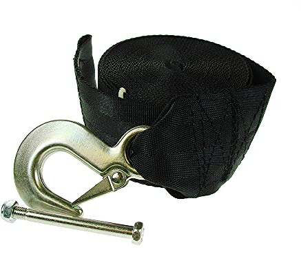 Maypole MP1420 1455/1425/1432/7976 Crochet et Fixations de Sangle de treuil, 8 m