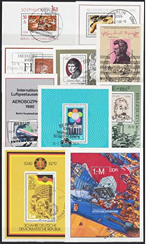 Goldhahn 10 DDR-Blocks Briefmarken für Sammler