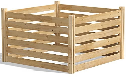Greenes Fence Premium Cedar Wood Composter, 36 L x 36 W x 31 H (3/4 Thick) / 173.92 gallons - Made in USA with North American Cedar