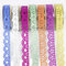 UOOOM Lot de 7 rouleaux de Multicolore Paillettes Rubans de Dentelle Adhésif Autocollant pour Décoration DIY Artisanat (Design 4002)