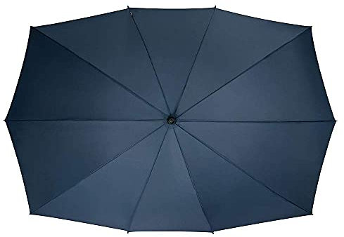 VON LILIENFELD Regenschirm Partnerschirm XL 148 cm x 99 cm Damen Herren Fiberglas 10 Stangen Sehr Stabil Maxi blau