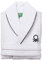 UNITED COLORS OF BENETTON. Albornoz Unisex hombre o mujer 360gsm 100% algodón, Blanco