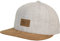 Reell Suede Snapback Cap (one Size, Heather Light Grey)