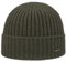 Stetson Varnell Kaschmirmütze Damen/Herren One Size (ca. 55-61 cm) - 100% Kaschmir - Wintermütze - Breiter Umschlagrand - Kuschelig warm - Länge 22 cm - Strickmütze Herbst/Winter Oliv One Size