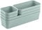 1x Schubladen-Organizer Set Aufbewahrungs-Box Einteiler verstellbar pastell-grün