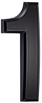 3in 3D Mailbox Numbers house numbers Adhesive door number Waterproof Address Numbers front door number Stickers for House Mailbox home address numerals (Black 1)